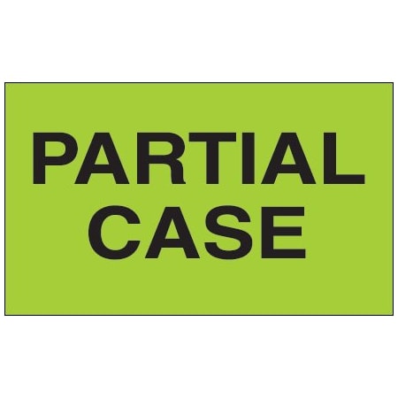 Bsc Preferred 3 x 5'' - ''Partial Carton'' Fluorescent Red Labels BUY00024033